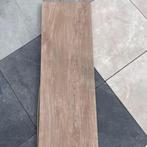 Keramische Tuintegel Donker  Houtlook, 40x120x3cm, Keramiek, Nieuw, Ophalen of Verzenden, 10 m² of meer