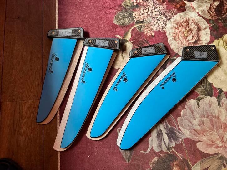 Hurricane Fins - Topkwaliteit Vinnen, Watersport en Boten, Windsurfen, Zo goed als nieuw, Overige typen, Met vin(nen), Ophalen of Verzenden