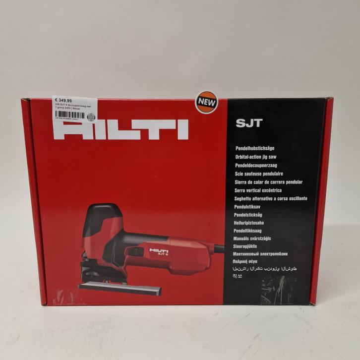 Hilti SJT 6 decoupeerzaag met T-greep 240V | Nieuw, Doe-het-zelf en Verbouw, Gereedschap | Handgereedschap, Nieuw