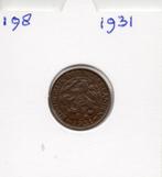 WILHELMINA  CENT  1931-1, Postzegels en Munten, Munten | Nederland, Ophalen of Verzenden, Koningin Wilhelmina, 1 cent, Losse munt