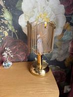 Goud vintage lampje, Ophalen of Verzenden, Zo goed als nieuw, Minder dan 50 cm