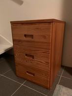 Houten ladenblok, Huis en Inrichting, Kasten | Ladekasten, Ophalen, Gebruikt, 50 tot 100 cm, 3 of 4 laden