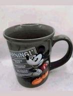Disney Mickey Mouse "Warning" Mug 3D Gray, Ophalen of Verzenden, Zo goed als nieuw