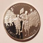 Zilveren penning Nederland in oorlog/de bevrijding, Postzegels en Munten, Ophalen of Verzenden, Zilver, Nederland