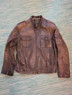 Leren jas Transmission heren maat L, Kleding | Heren, Jassen | Winter, Maat 52/54 (L), Bruin, Ophalen of Verzenden, Zo goed als nieuw