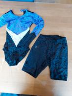 Turnpak lange mouw maat 164, Sport en Fitness, Turnen, Gebruikt, Paars, Ophalen of Verzenden, Turnpak(je)