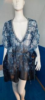Blouse/ tuniek blauw/wit maat xl izgs, Ophalen of Verzenden, Zo goed als nieuw, Maat 46/48 (XL) of groter, Blauw