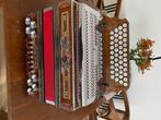 Steirische harmonica Müller, Muziek en Instrumenten, Accordeons, Overige formaten, Zo goed als nieuw, Knopaccordeon, Met riemen
