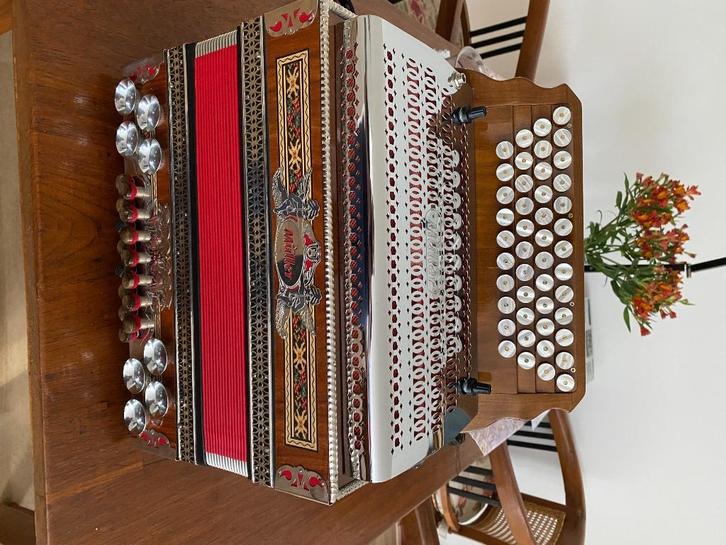 Steirische harmonica Müller, Muziek en Instrumenten, Accordeons, Zo goed als nieuw, Knopaccordeon, Overige formaten, Overige merken