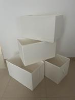 4 x Ikea SKUBB Bak, wit, 31x55x33 cm, Ophalen of Verzenden, Zo goed als nieuw