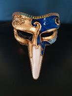 Venetiaans masker pestdokter, handgeschilderd, gemerkt, Antiek en Kunst, Curiosa en Brocante, Ophalen of Verzenden
