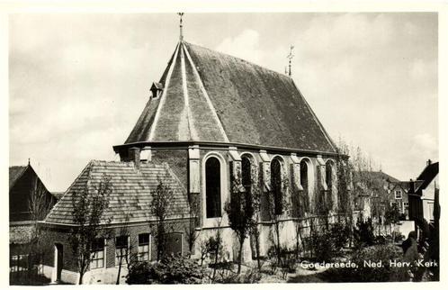Goedereede, Ned. Herv. Kerk - ongelopen, Verzamelen, Ansichtkaarten | Nederland, Ongelopen, Overijssel, 1920 tot 1940, Ophalen of Verzenden