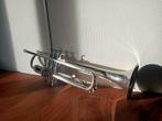 Besson zilverkleurige trompet, Ophalen of Verzenden, Zo goed als nieuw, Bes-trompet
