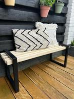 Tuinbank, loungebank, eetbank, tuinset, maatwerk, staal, Ophalen