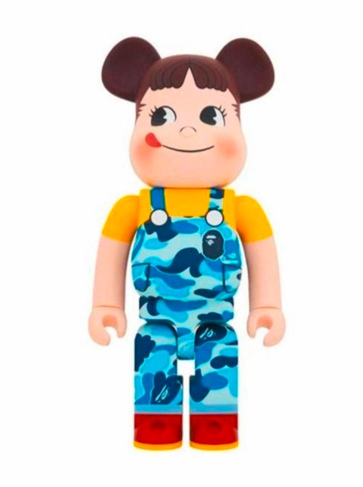 Medicom Bearbrick Bape x Pekochan 1000% (Blue), Antiek en Kunst, Kunst | Designobjecten, Ophalen of Verzenden