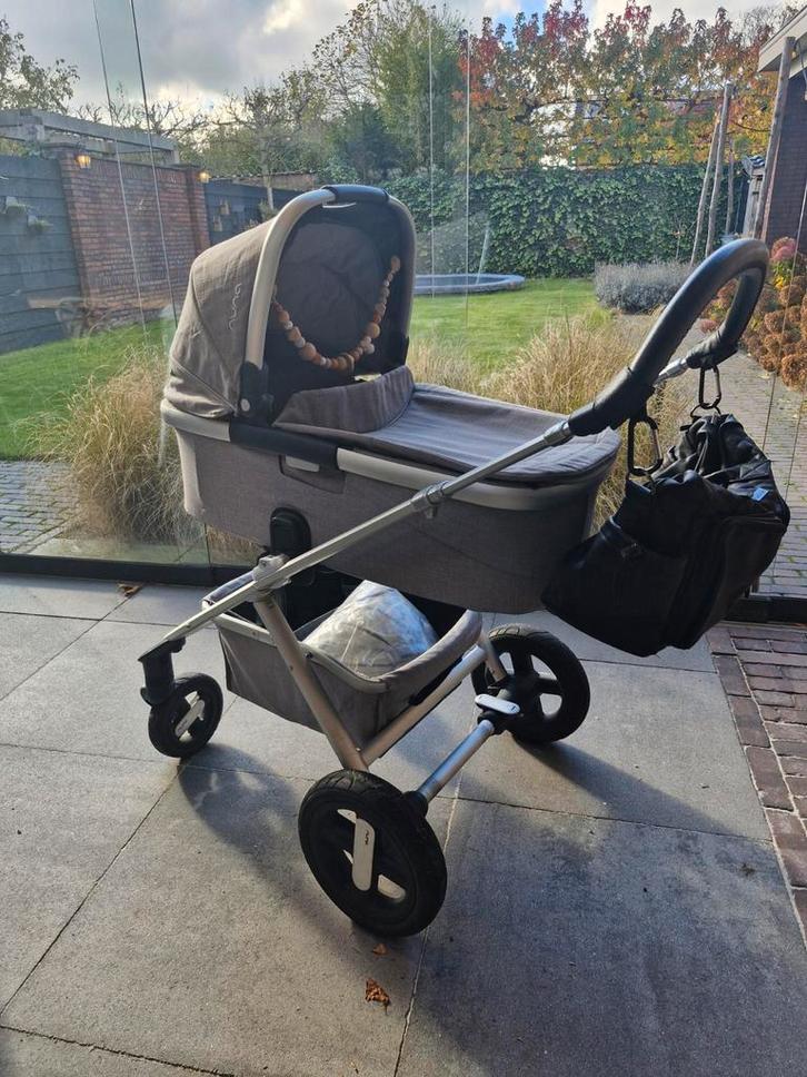 Nuna complete kinderwagen!, Kinderen en Baby's, Kinderwagens en Combinaties, Gebruikt, Kinderwagen, Overige merken, Met reiswieg