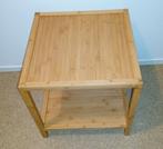 Bamboe bijzettafel, Overige materialen, Minder dan 55 cm, Scandinavish, Vierkant