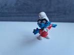 Smurf met bril - Vintage Smurfenbeeldje, Ophalen of Verzenden, Zo goed als nieuw