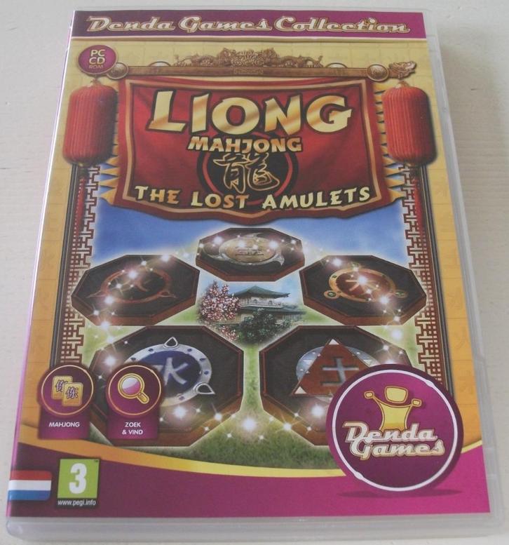 PC Game *** LIONG MAHJONG *** The Lost Amulets, Spelcomputers en Games, Games | Pc, Zo goed als nieuw, Puzzel en Educatief, 1 speler