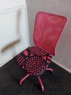 Roze Bureaustoel, Huis en Inrichting, Bureaustoelen, Gebruikt, Bureaustoel, Roze, Ophalen