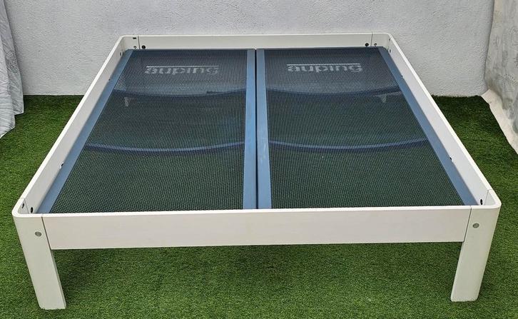Auping Auronde Bed 180x200cm 48cm hoog  (Seniorenhoogte), Huis en Inrichting, Slaapkamer | Beddengoed, Gebruikt, Dekbedovertrek