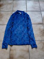 SPIRIT BLOUSE FLUWEELACHTIG maat L, Ophalen of Verzenden, Maat 38/40 (M), Blauw