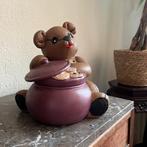 Vintage 1970 teddy beer koektrommel, Antiek en Kunst, Antiek | Keramiek en Aardewerk, Ophalen of Verzenden