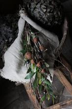 Set toef met shabby doek en bellenslinger, Www.jufbrocante.nl, Www.jufbrocante.nl, Nieuw, Ophalen of Verzenden