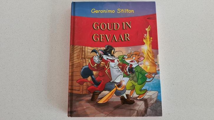Boek Geronimo Stilton 46 - Goud in gevaar!, Boeken, Kinderboeken | Jeugd | onder 10 jaar, Zo goed als nieuw, Fictie algemeen, Ophalen of Verzenden