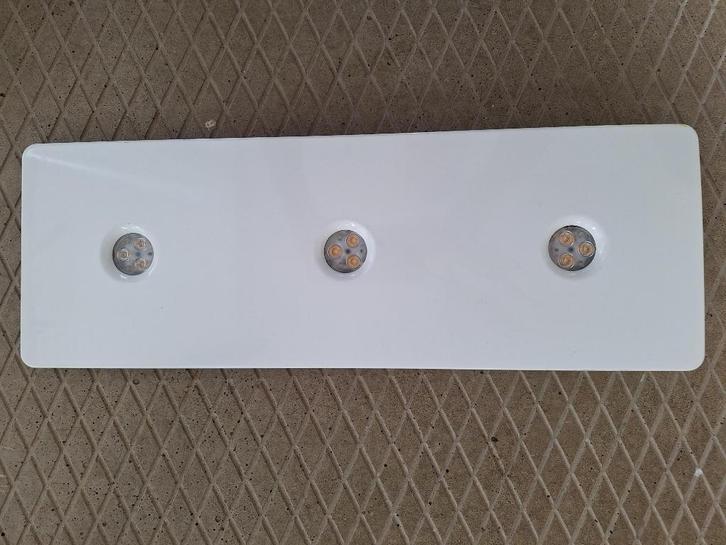 Plafondlamp, strak design 48 cm, Huis en Inrichting, Lampen | Plafondlampen, Gebruikt, Ophalen