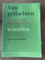 Van gedachten wisselen van Richard de Brabander, Boeken, Studieboeken en Cursussen, Ophalen of Verzenden, Zo goed als nieuw, HBO
