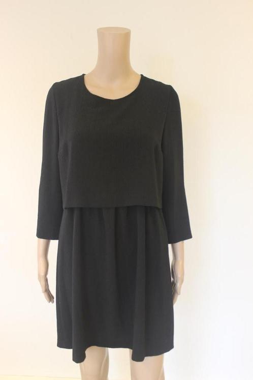 Sézane zwart jurkje maat 40, Kleding | Dames, Jurken, Zo goed als nieuw, Maat 38/40 (M), Zwart, Boven de knie, Ophalen of Verzenden