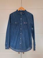 Hollister - Denim dames shirt / blouse - Maat M, Maat 38/40 (M), Blauw, Ophalen of Verzenden, Gedragen