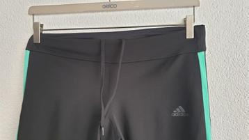 Adidas Sportlegging Maat M - Zwart/Groen beschikbaar voor biedingen
