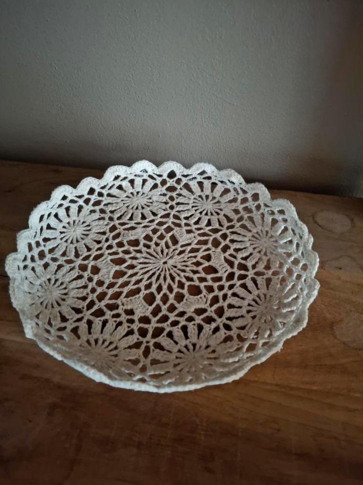 Vintage Gehaakt Kleedje - Handgemaakt, Huis en Inrichting, Woonaccessoires | Overige, Ophalen of Verzenden