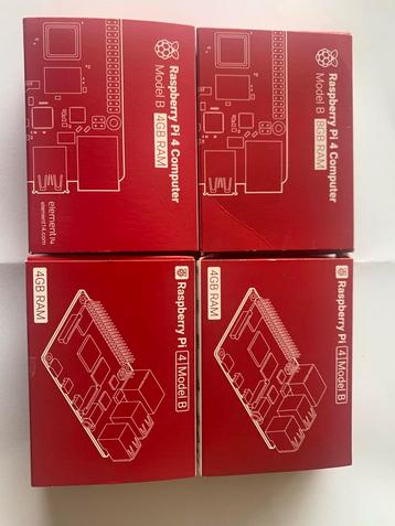  Partij Raspberry Pi Model B -4/8 GB en diversen beschikbaar voor biedingen