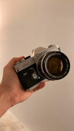 Canon FTB-QL - Canon FL 55mm 1.2, Audio, Tv en Foto, Fotocamera's Analoog, Ophalen of Verzenden, Gebruikt, Spiegelreflex, Canon
