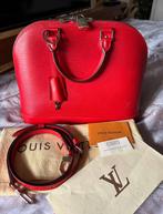 Louis Vuitton Alma Epi noir PM Rouge + strap, Ophalen, Zo goed als nieuw, Rood, Schoudertasje
