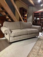 Engelse bank Honiton met ruitstof ( nieuw), Ophalen, Engelse stijl., 75 tot 100 cm, Rechte bank