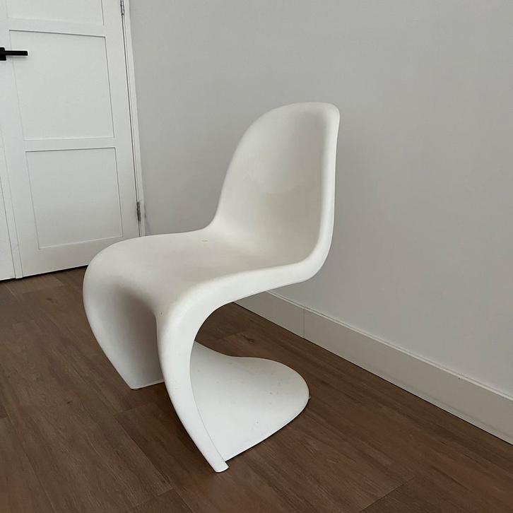 3 stuks! Originele Vitra Panton Chair wit. Prijs per stuk., Huis en Inrichting, Stoelen, Gebruikt, Drie, Kunststof, Wit, Ophalen