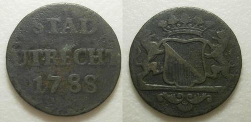 PD10652 Utrecht Stad Duit 1788, Postzegels en Munten, Munten | Nederland, Losse munt, 1 cent, Vóór koninkrijk, Ophalen of Verzenden