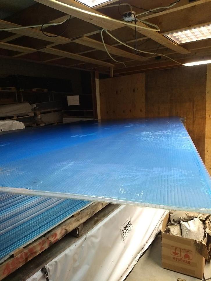 GLASHELDERE POLYCARBONAAT PLAAT 300x210x1cm voor afdek vyver, Dieren en Toebehoren, Vissen | Vijvervissen, Karper of Koi