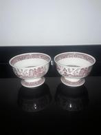 2 Regout old willow rood kastkommen, Verzenden