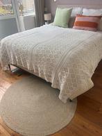 Romantische Gehaakte Sprei - Wit Katoen, Ophalen of Verzenden