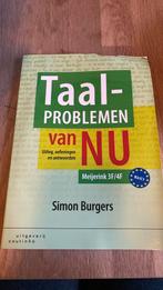 Taalproblemen van Nu - Simon Burgers, Ophalen of Verzenden, Zo goed als nieuw, HBO