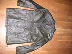 Zwarte leren jas maat XL, Kleding | Dames, Ophalen of Verzenden, Gedragen, Maat 46/48 (XL) of groter, Zwart