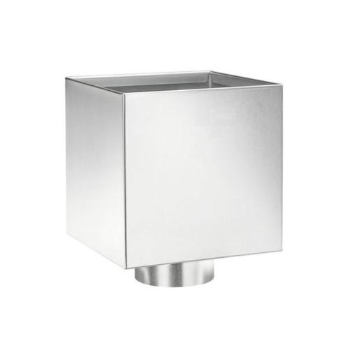 Zinken Vergaarbak modern, model Kubus VANKOPERTOTZINK, Doe-het-zelf en Verbouw, Buizen en Afvoer, Nieuw, Dakgoot, Zink, Ophalen of Verzenden