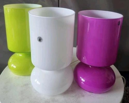 Ikea Lykta "Mushroom" 3 lampen., Huis en Inrichting, Lampen | Tafellampen, Gebruikt, Minder dan 50 cm, Kunststof, Ophalen of Verzenden