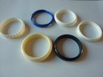 6 verschillende armbanden, Ophalen of Verzenden, Zo goed als nieuw, Overige kleuren, Kunststof of Plastic