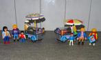 Playmobil ijsverkopers met ijskar, 2 stuks, Gebruikt, Ophalen of Verzenden